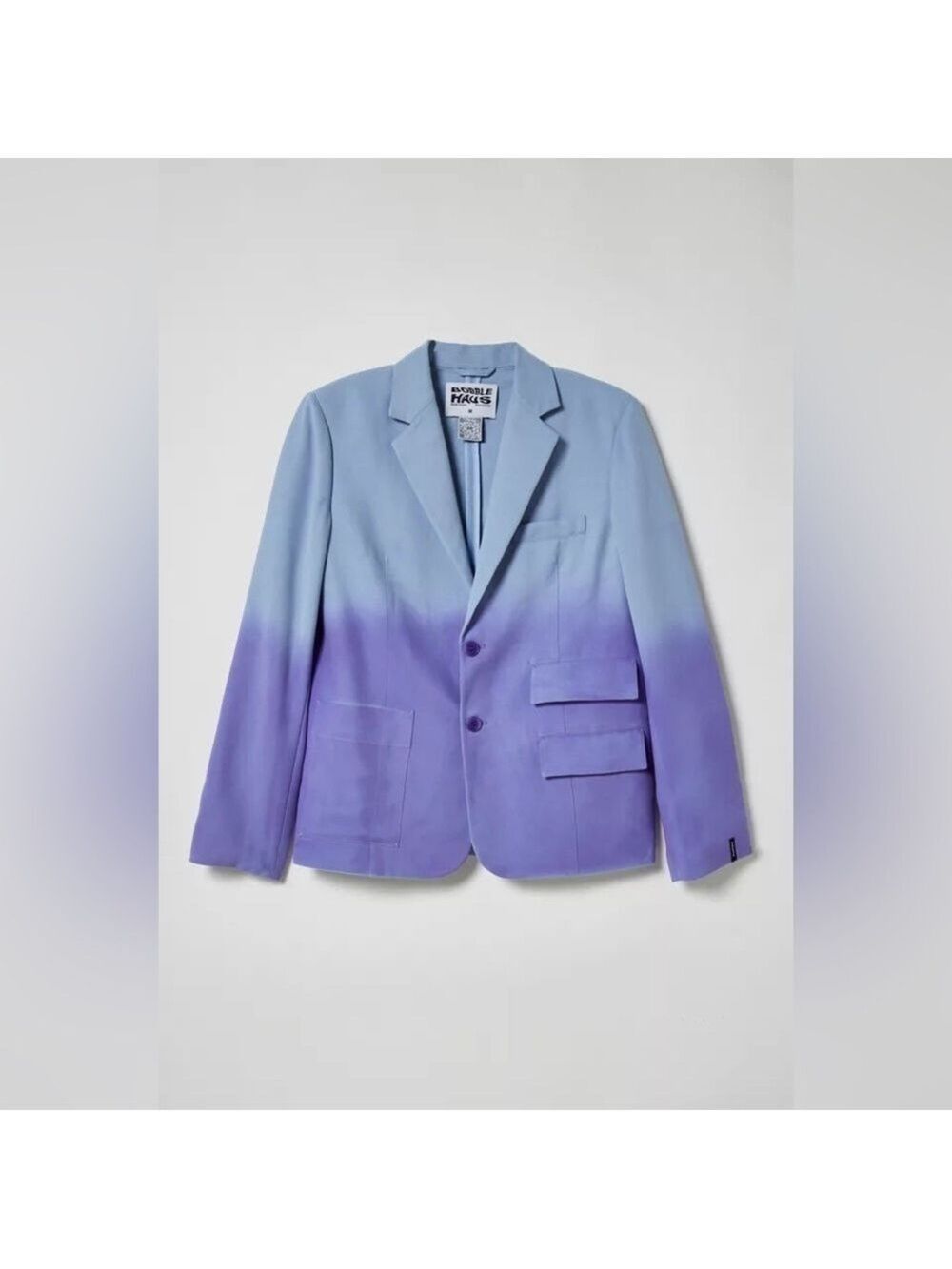 Bobblehaus UO Exclusive Ombré Tencel Twill Blazer -‎ nwt - size large - unique